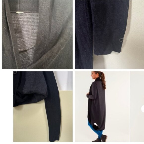 Lululemon Intuition Convertible Sweater Wrap Cardigan Vest Long Cropped Knit 10 - Picture 12 of 16